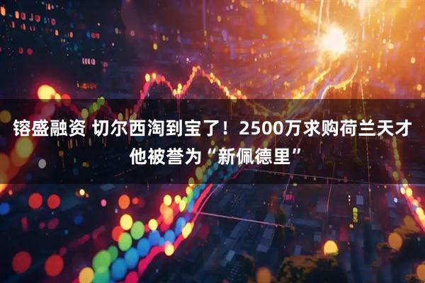 镕盛融资 切尔西淘到宝了！2500万求购荷兰天才 他被誉为“新佩德里”